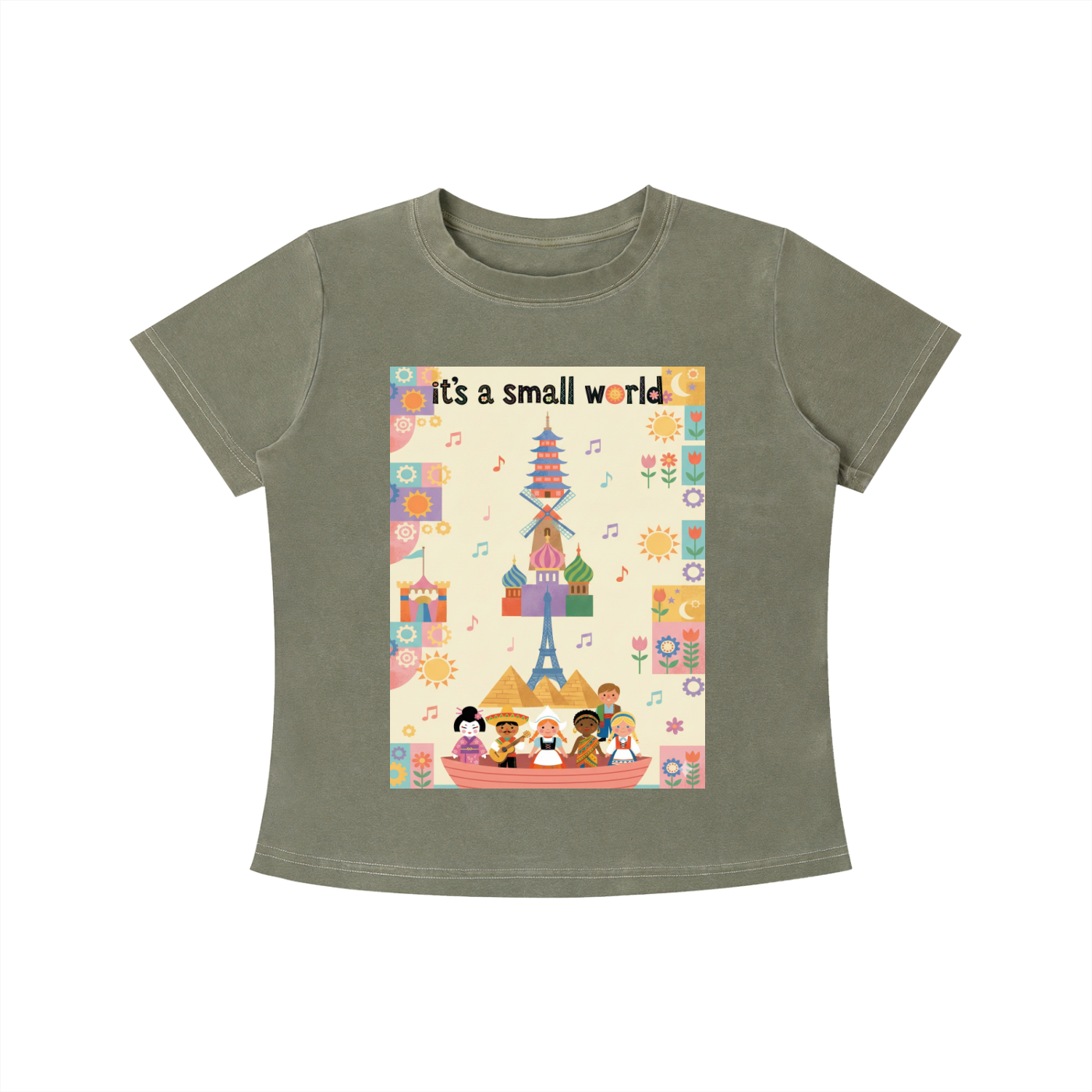 SMALL WORLD WOMEN'S T-SHIRT