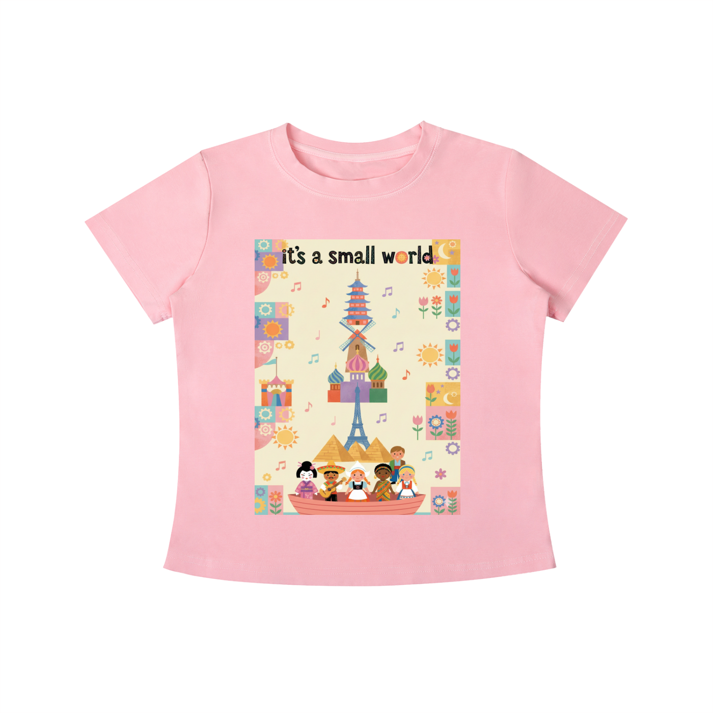 SMALL WORLD WOMEN'S T-SHIRT