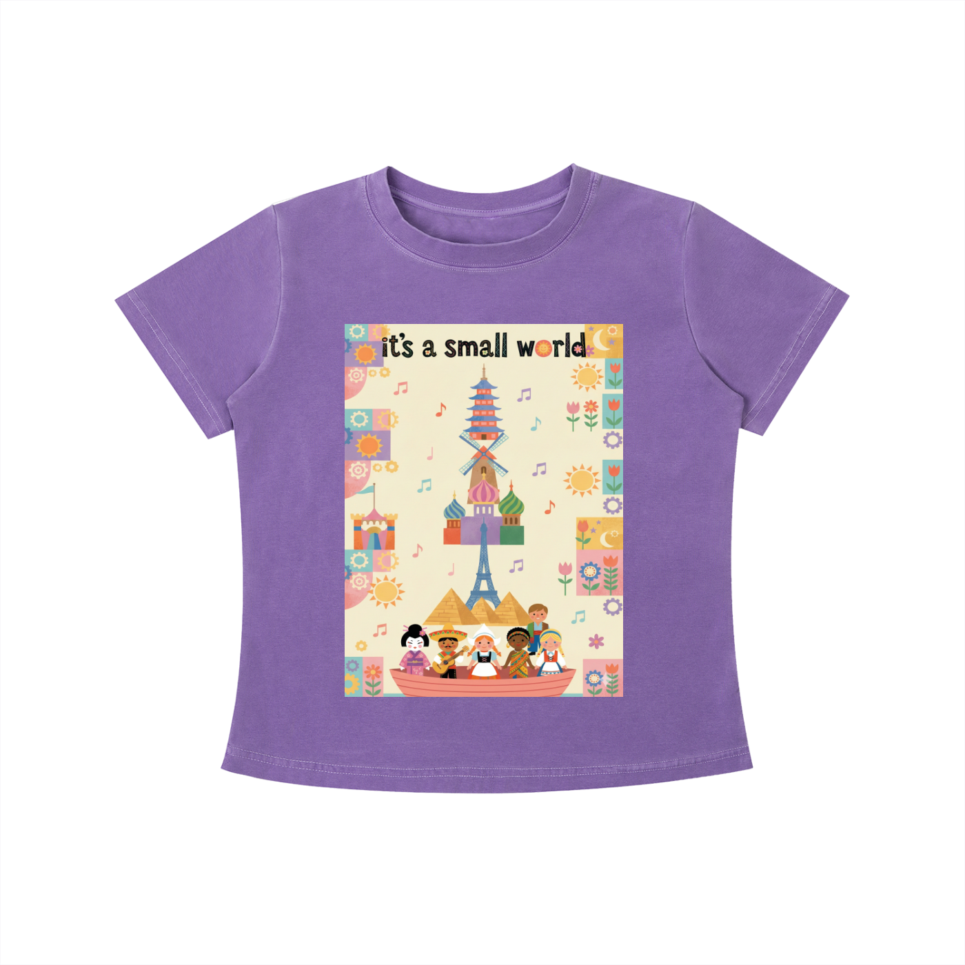 SMALL WORLD WOMEN'S T-SHIRT