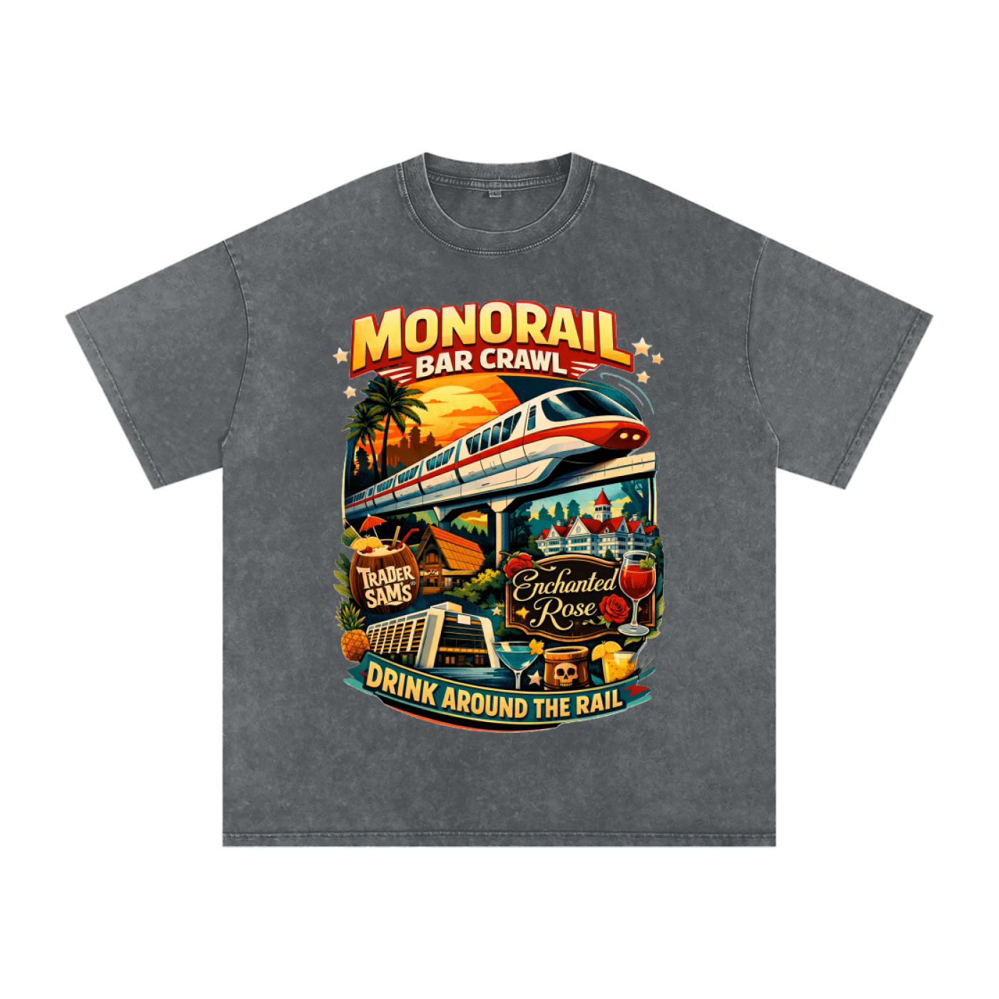 MONORAIL BAR CRAWL T-SHIRT