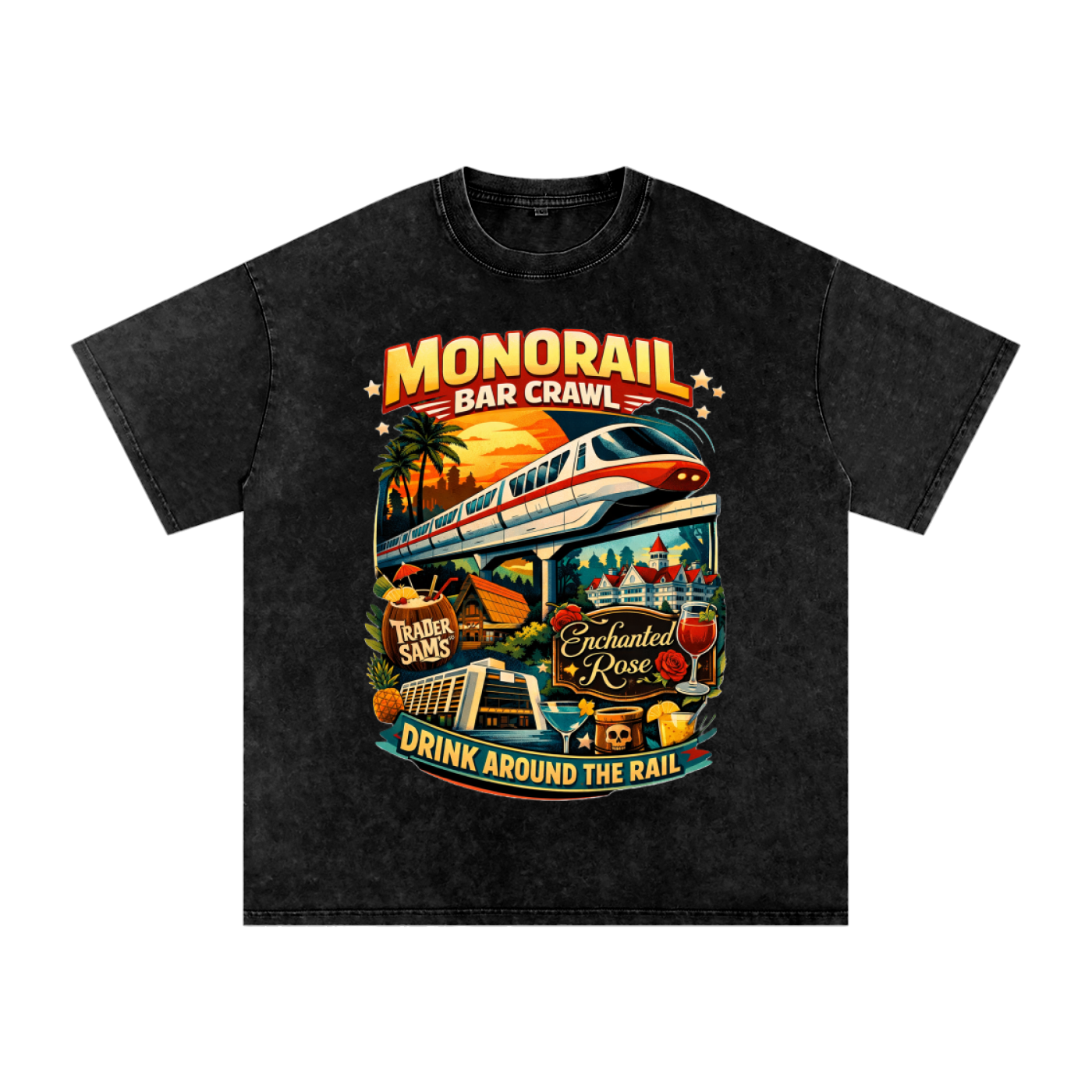 MONORAIL BAR CRAWL T-SHIRT