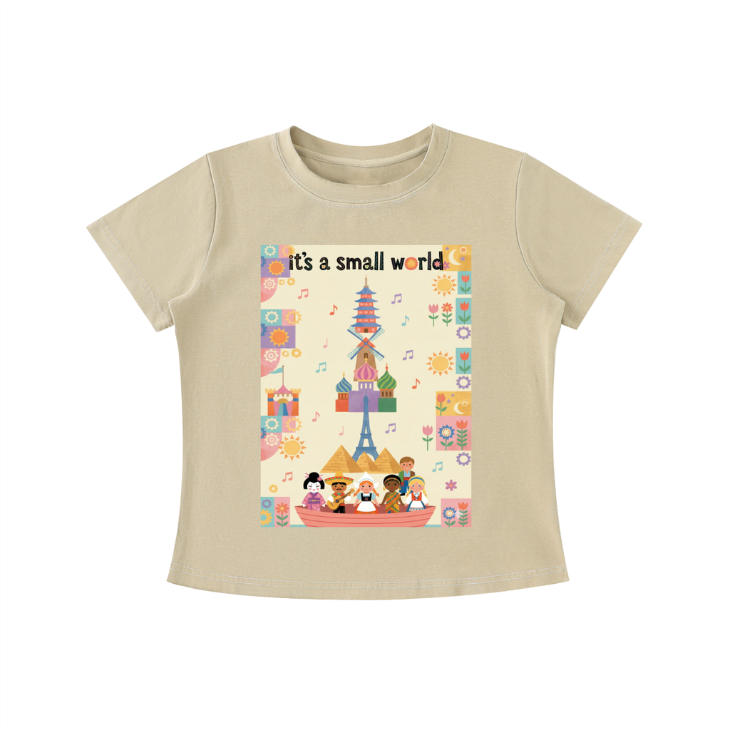 SMALL WORLD WOMEN'S T-SHIRT
