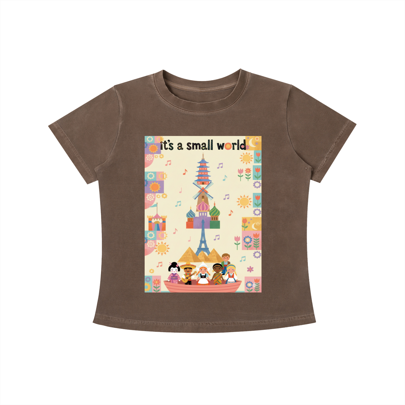 SMALL WORLD WOMEN'S T-SHIRT