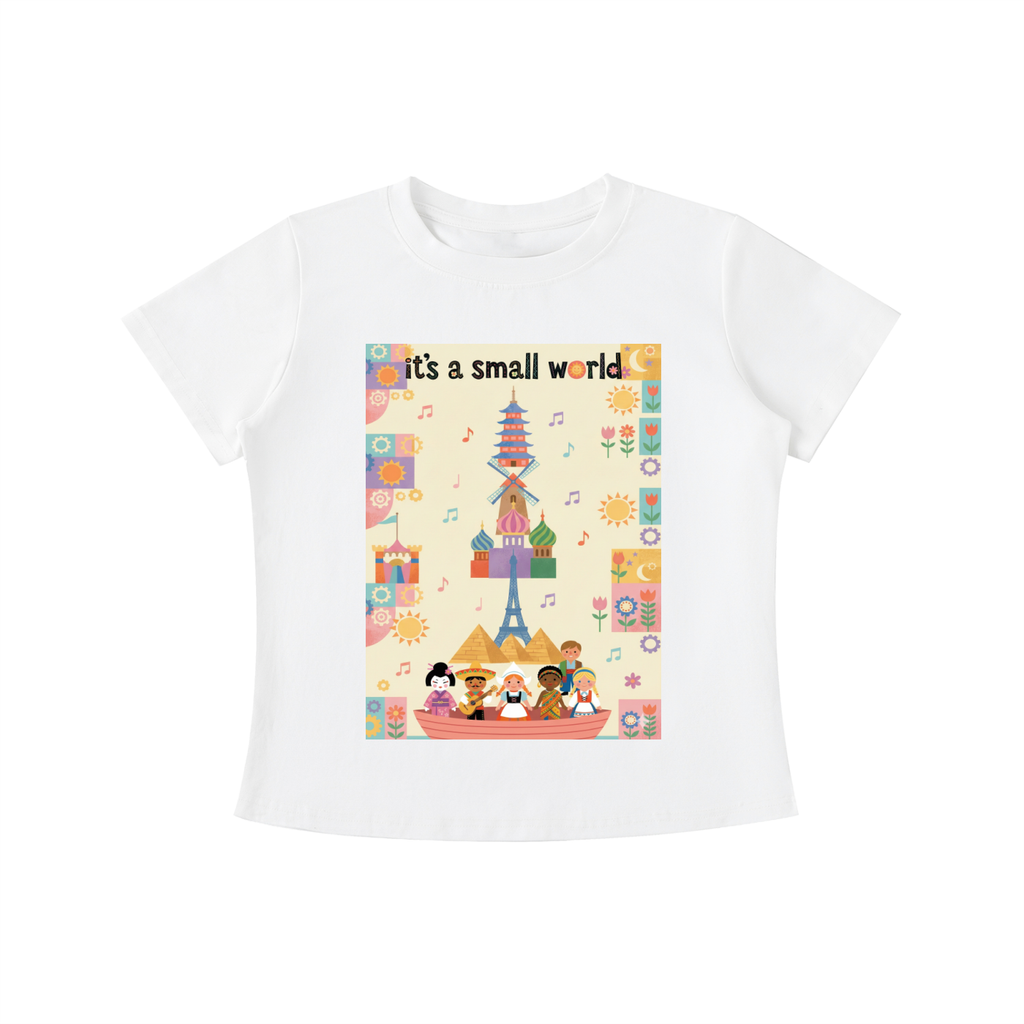 SMALL WORLD WOMEN'S T-SHIRT