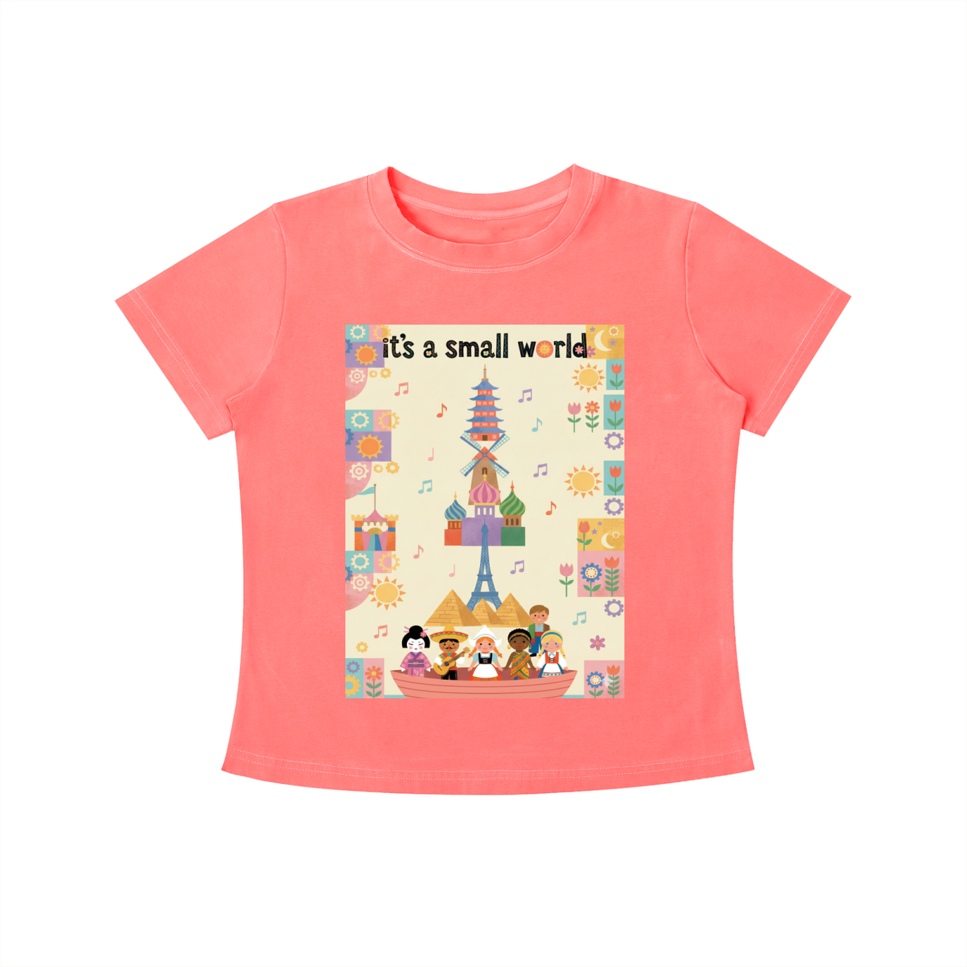 SMALL WORLD WOMEN'S T-SHIRT