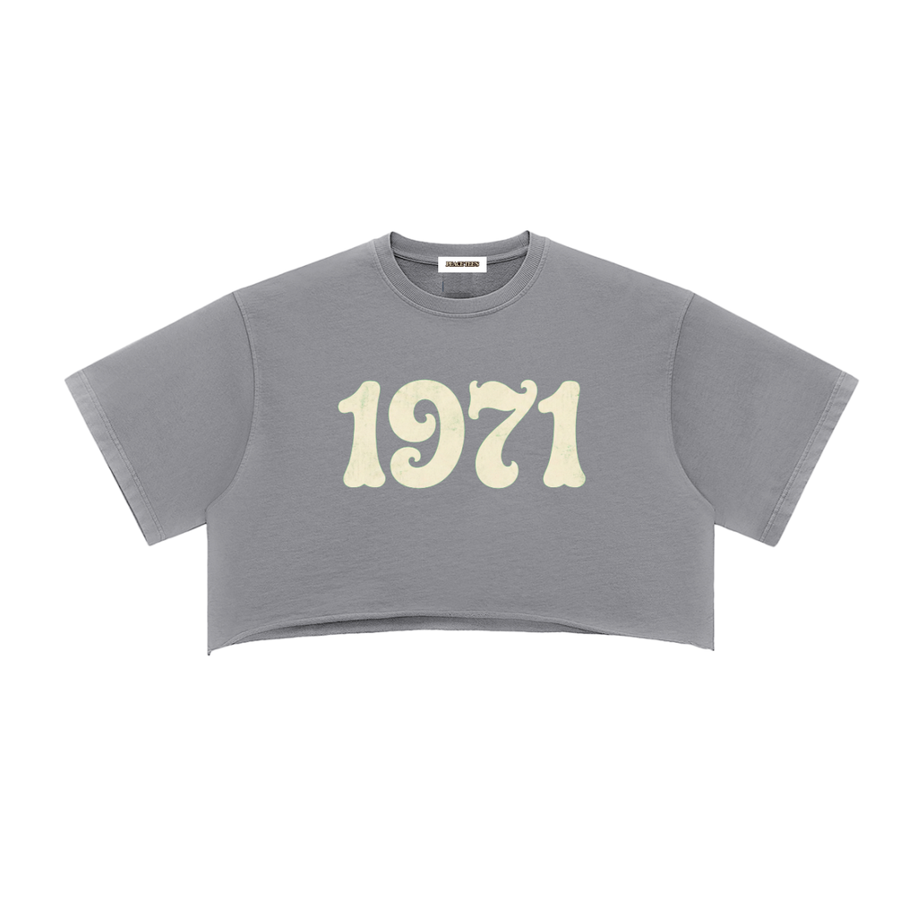 1971 WOMEN's CROP T-SHIRT