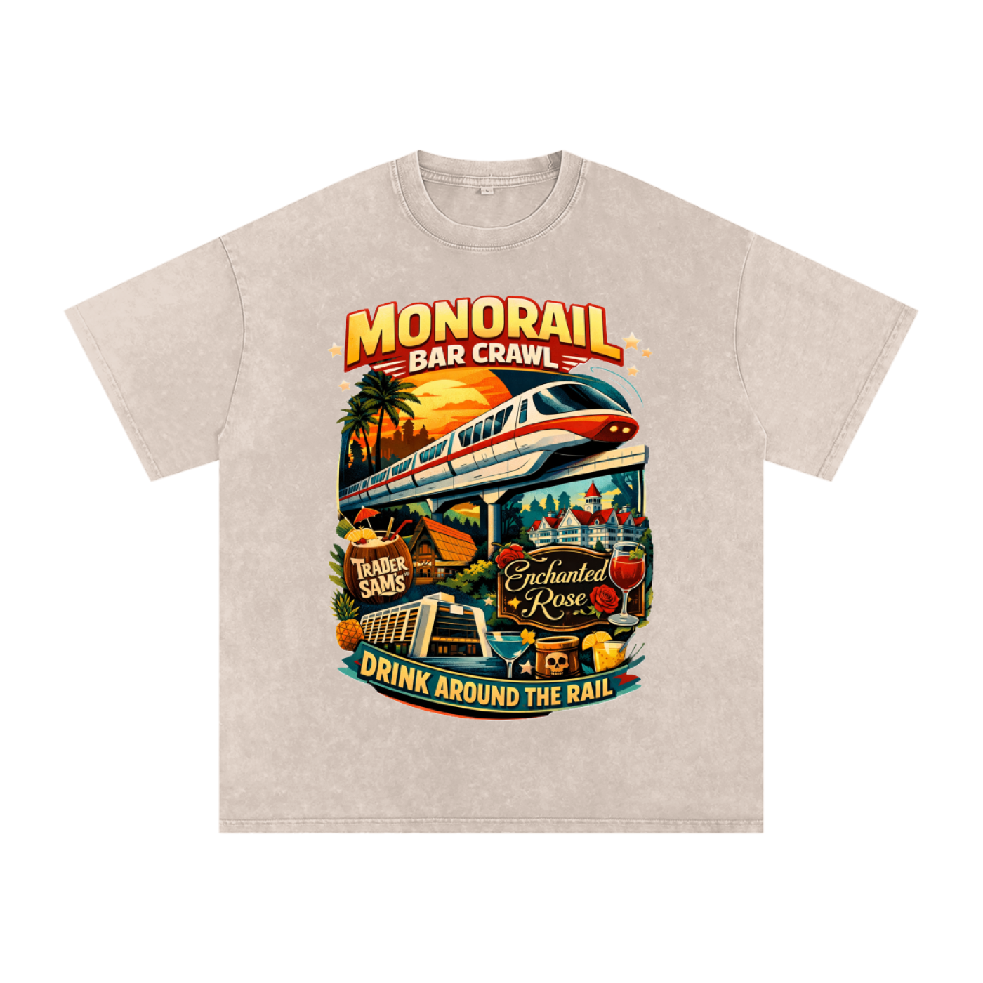 MONORAIL BAR CRAWL T-SHIRT