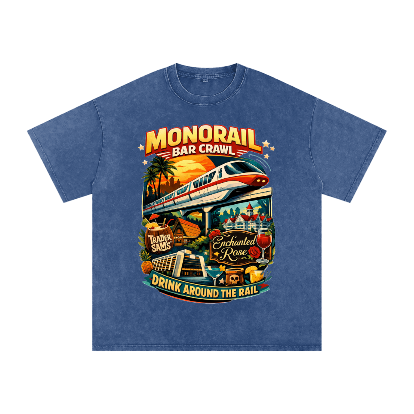MONORAIL BAR CRAWL T-SHIRT