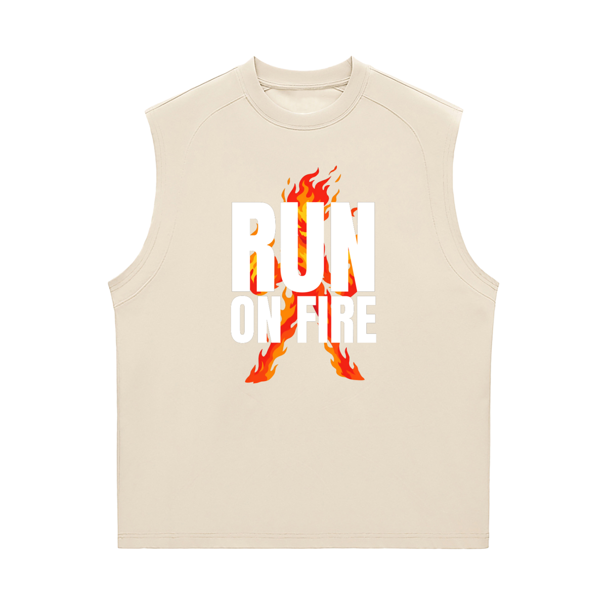 RUN ON FIRE TANK TOP