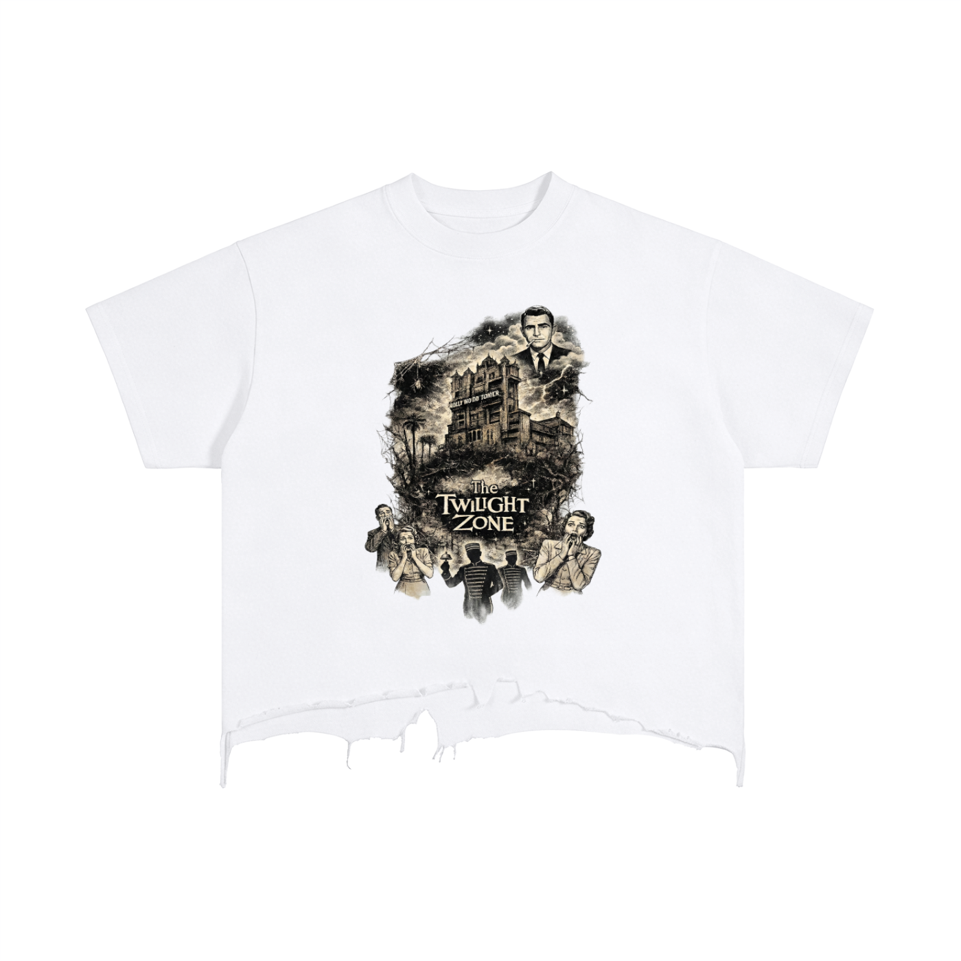 TOWER OF TERROR DISTRESSED T-SHIRT
