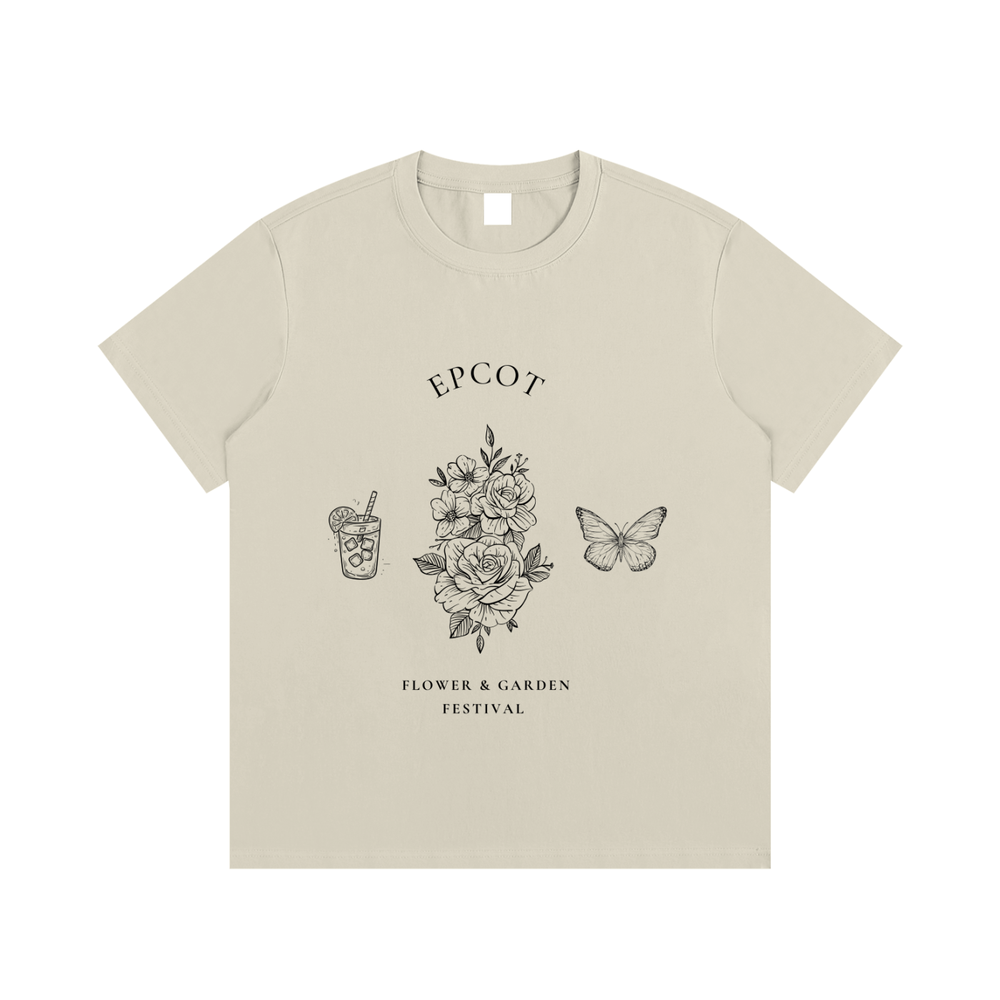 SIMPLE FLOWER & GARDEN T-SHIRT