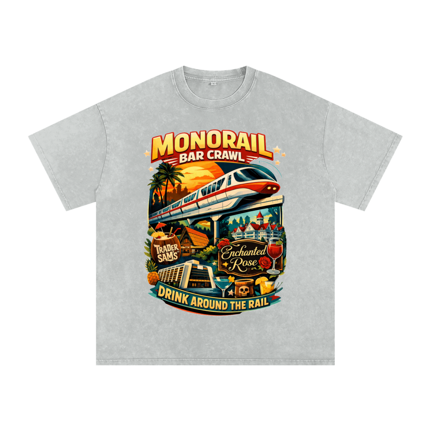 MONORAIL BAR CRAWL T-SHIRT
