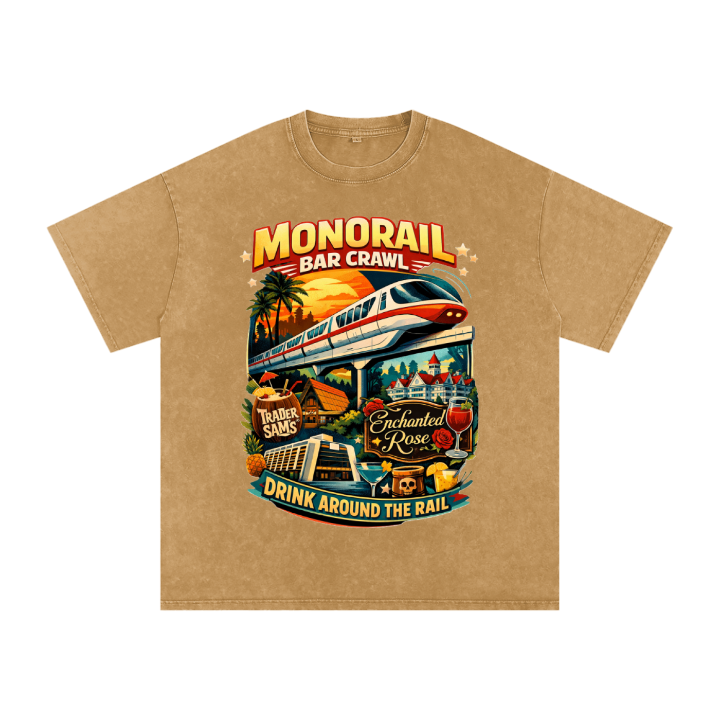 MONORAIL BAR CRAWL T-SHIRT