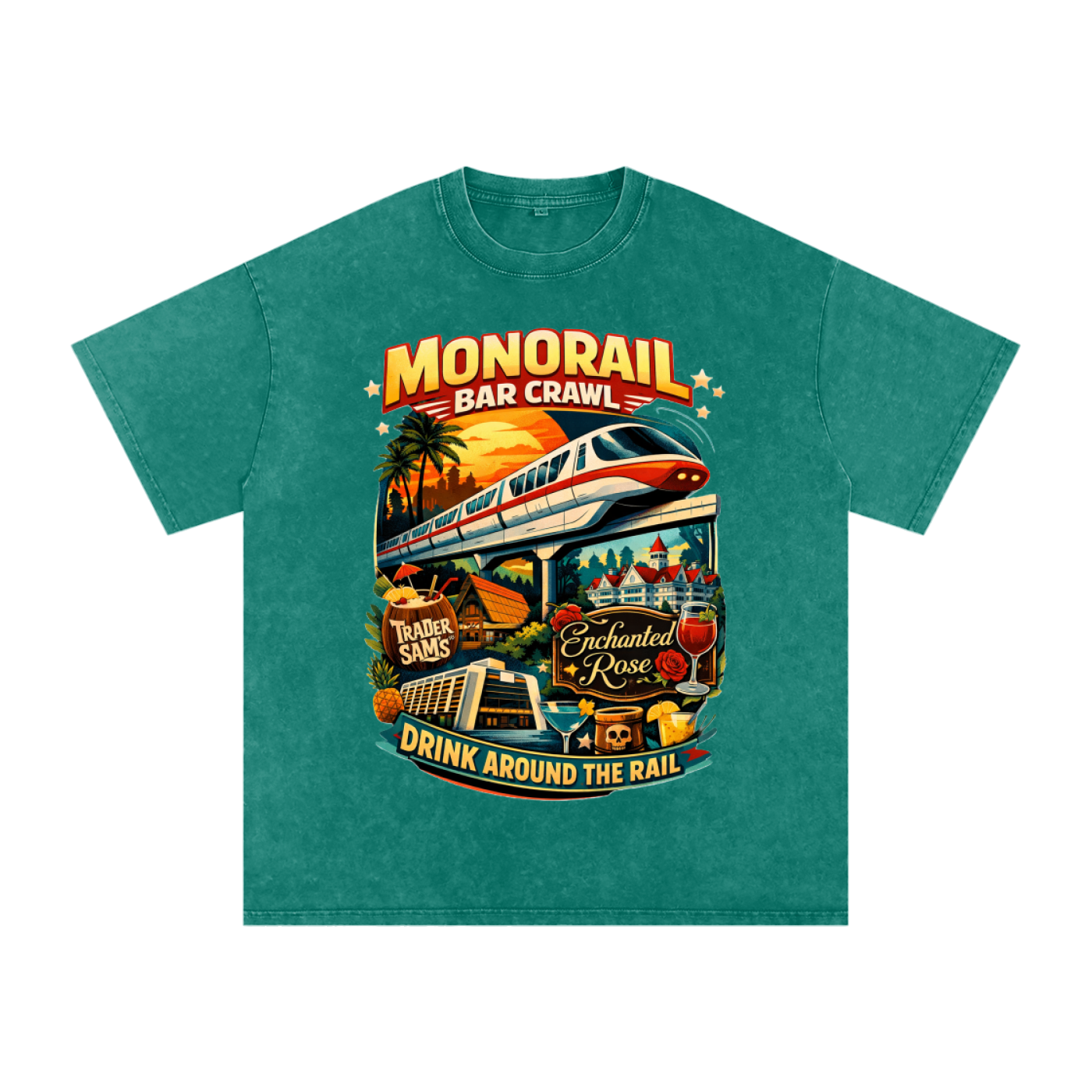 MONORAIL BAR CRAWL T-SHIRT