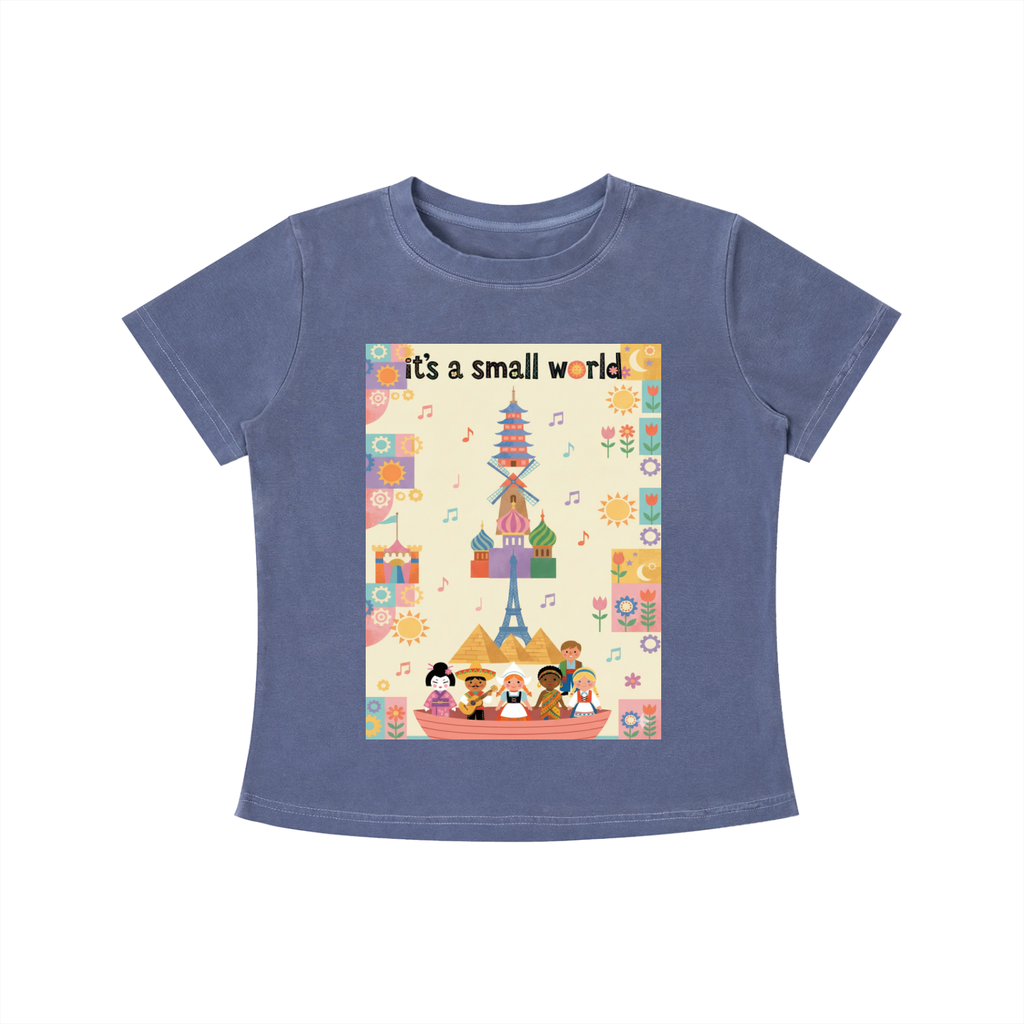 SMALL WORLD WOMEN'S T-SHIRT