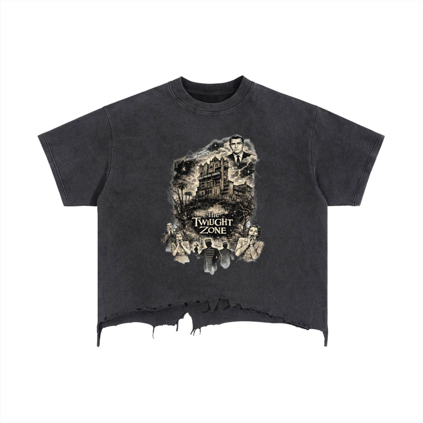 TOWER OF TERROR DISTRESSED T-SHIRT