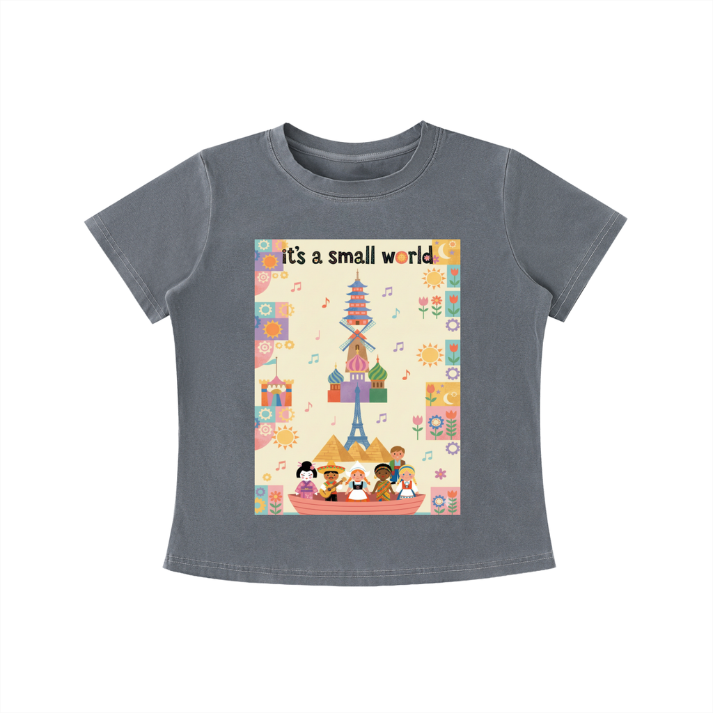 SMALL WORLD WOMEN'S T-SHIRT